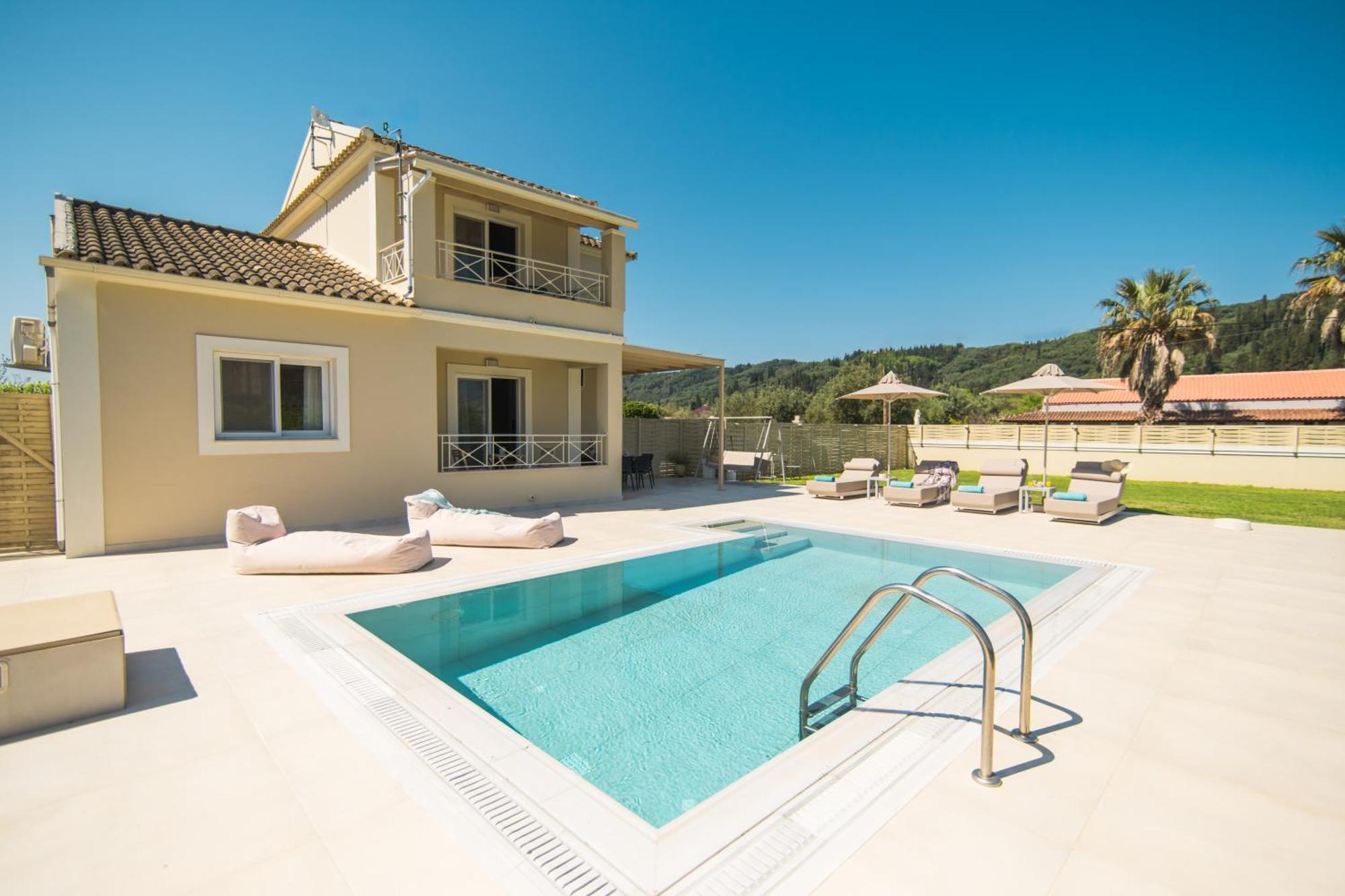 My Corfu Luxury Villa With Private Pool Сидари Екстериор снимка